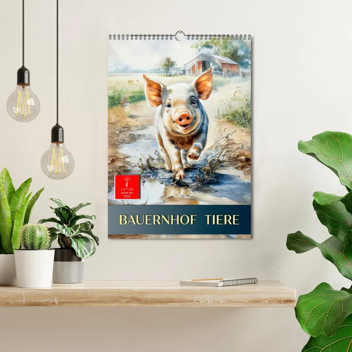 Bild: 9783516626872 | Bauernhof Tiere (Wandkalender 2026 DIN A3 hoch), CALVENDO...