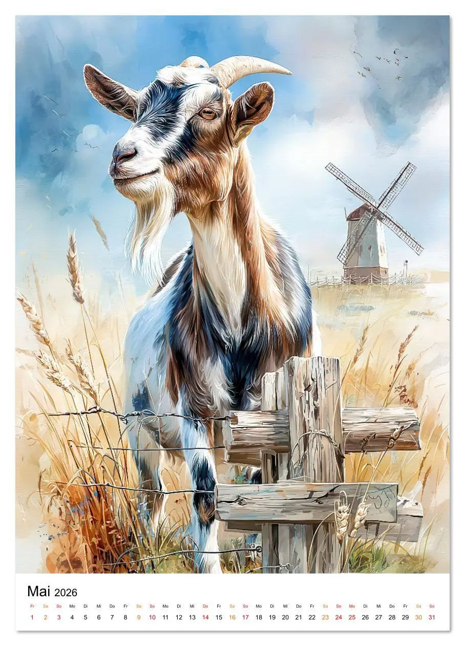 Bild: 9783516626872 | Bauernhof Tiere (Wandkalender 2026 DIN A3 hoch), CALVENDO...