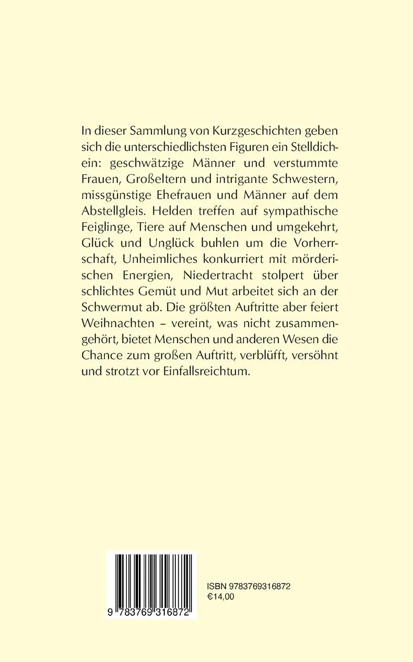 Rückseite: 9783769316872 | Das Leben eben | Erzählungen | Gisela Matthies | Taschenbuch | 250 S.