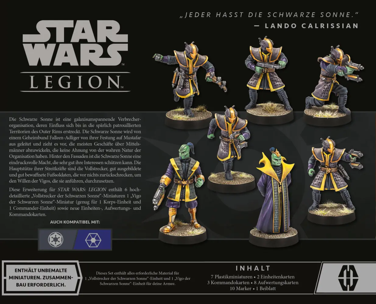 Bild: 841333116972 | Star Wars Legion - Vollstrecker der Schwarzen Sonne (Spiel) | Davy