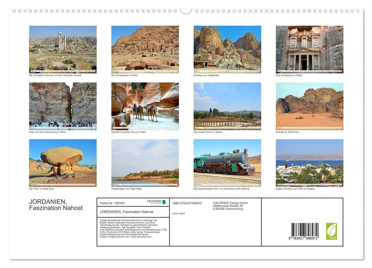 Bild: 9783457696972 | JORDANIEN, Faszination Nahost (hochwertiger Premium Wandkalender...