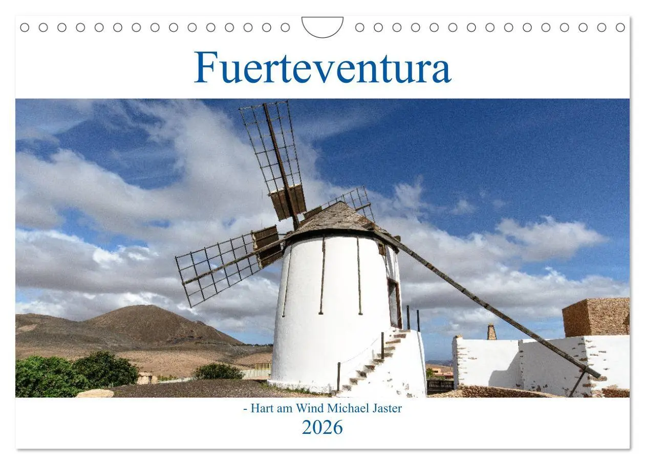 Cover: 9783516236972 | Fuerteventura - Hart am Wind (Wandkalender 2026 DIN A4 quer),...