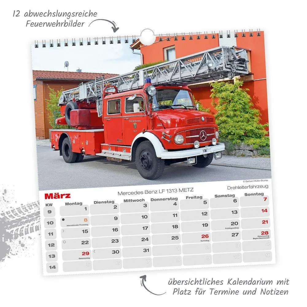 Bild: 9783988026972 | TRÖTSCH - Technikkalender Feuerwehren 2027 | KG | Kalender | 24 S.