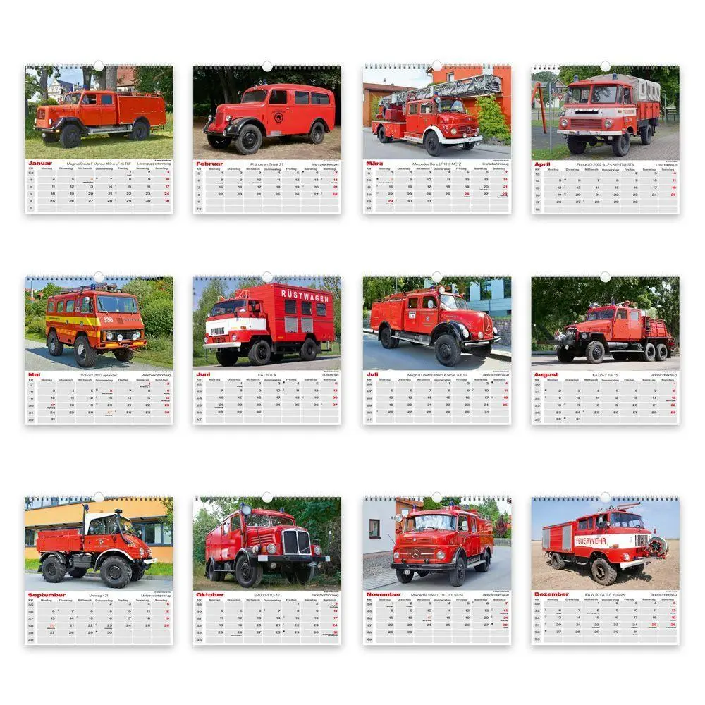 Bild: 9783988026972 | TRÖTSCH - Technikkalender Feuerwehren 2027 | KG | Kalender | 24 S.