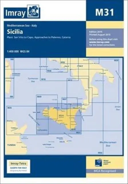 Cover: 9781846237072 | Imray Chart M31 | Sicily | Imray | Taschenbuch | Englisch | 2015
