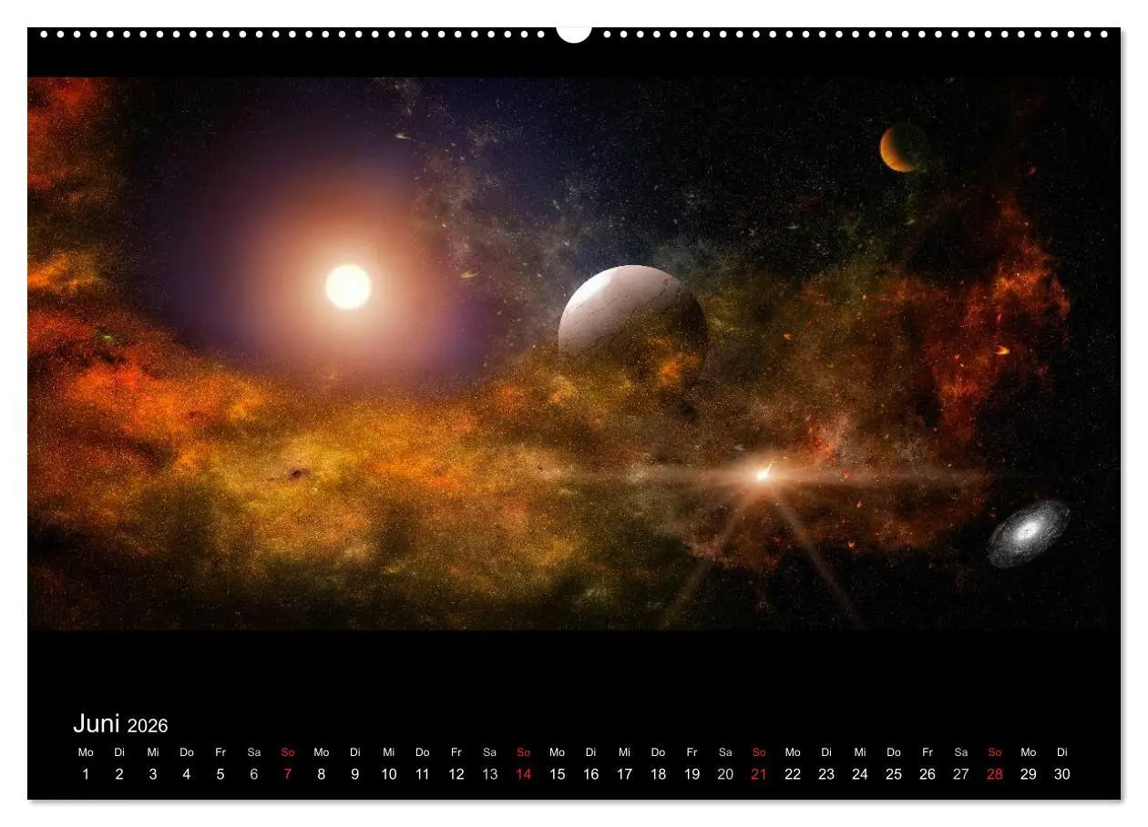 Bild: 9783457967072 | Kosmische Panoramen (Wandkalender 2026 DIN A2 quer), CALVENDO...