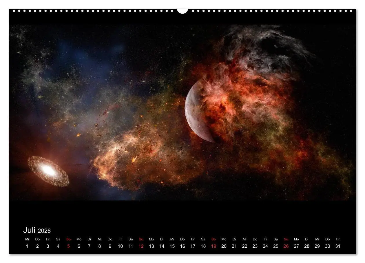 Bild: 9783457967072 | Kosmische Panoramen (Wandkalender 2026 DIN A2 quer), CALVENDO...