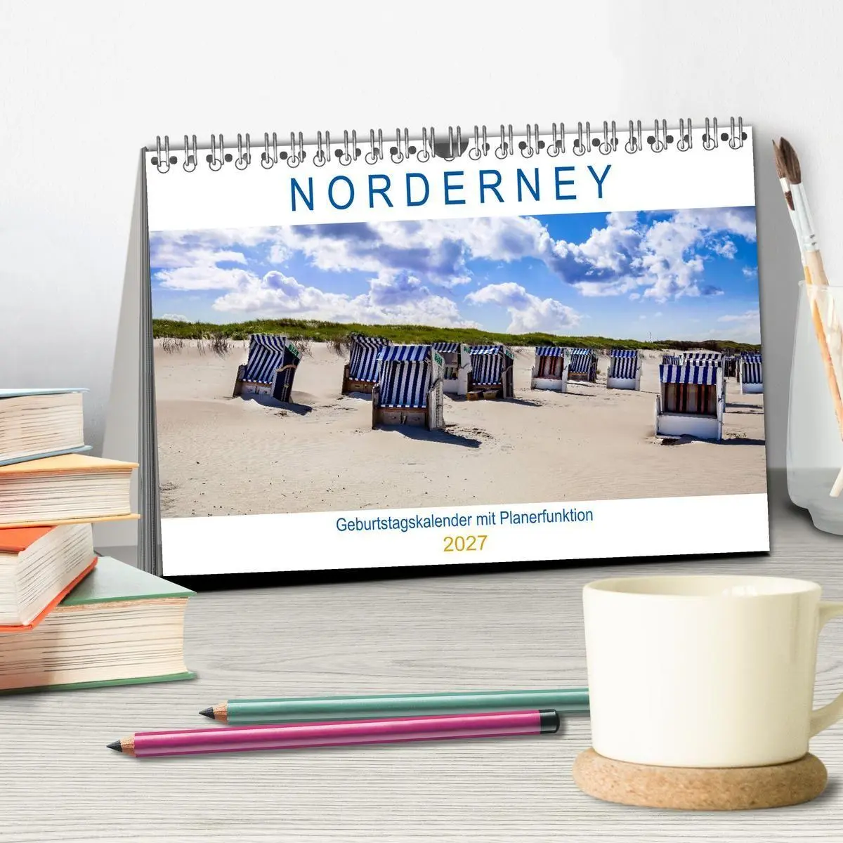 Bild: 9783569767072 | NORDERNEY Geburtstagskalender mit Planerfunktion (Tischkalender...