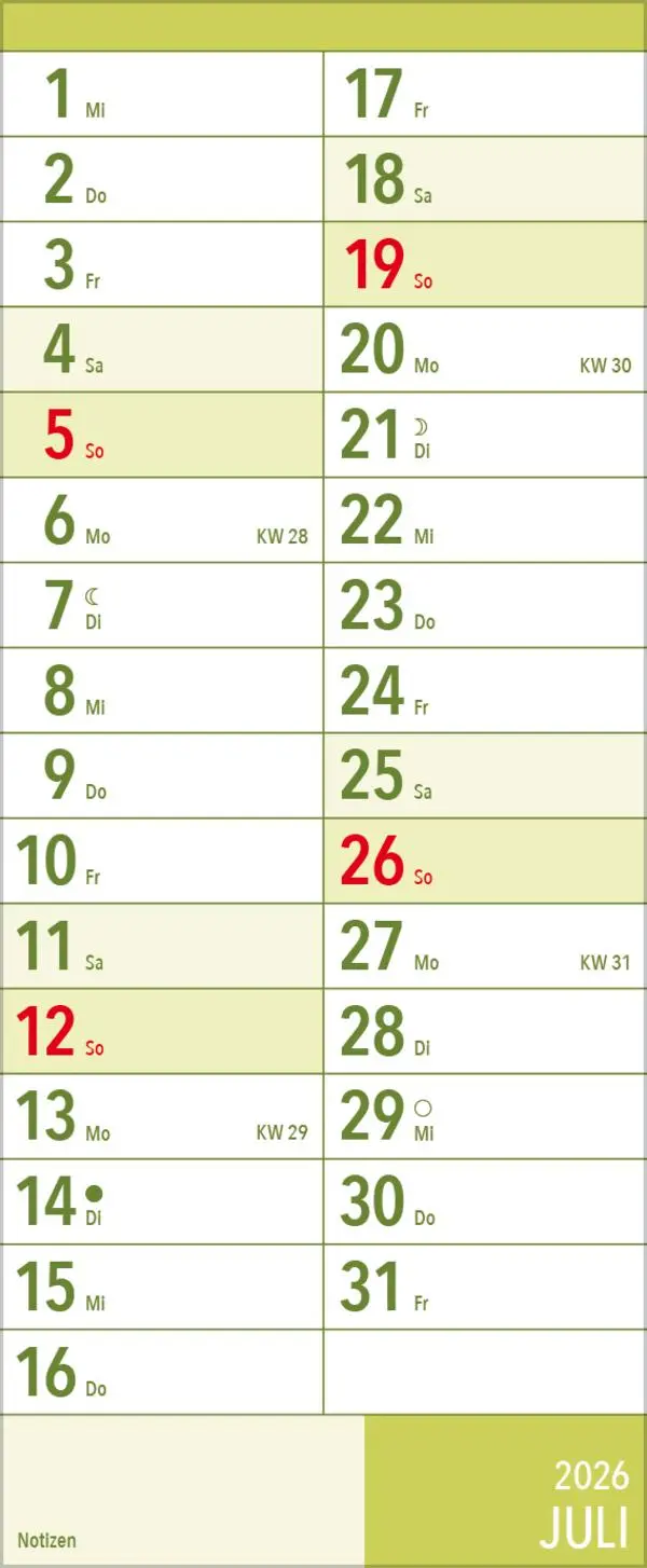 Bild: 9783731887072 | XL Planer Großdruck 2026 | Verlag Korsch | Kalender | 12 S. | Deutsch