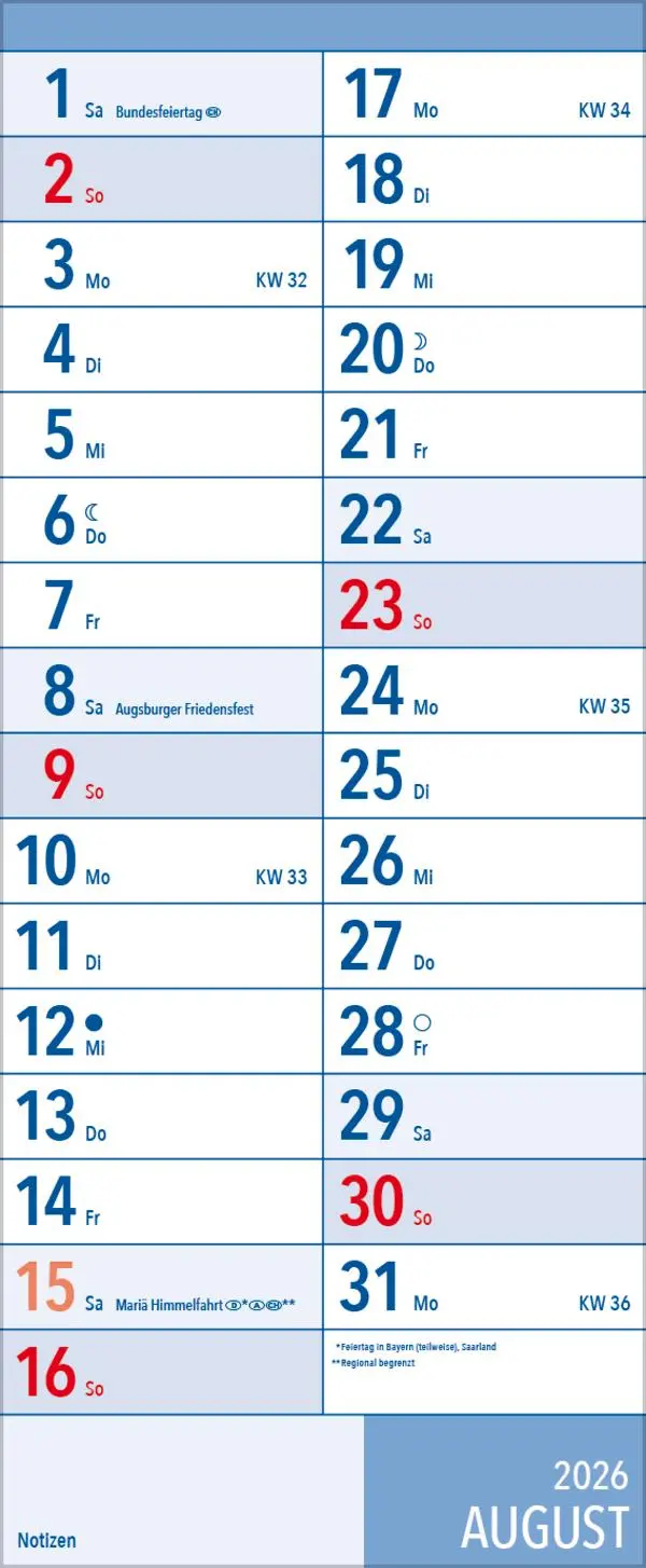 Bild: 9783731887072 | XL Planer Großdruck 2026 | Verlag Korsch | Kalender | 12 S. | Deutsch