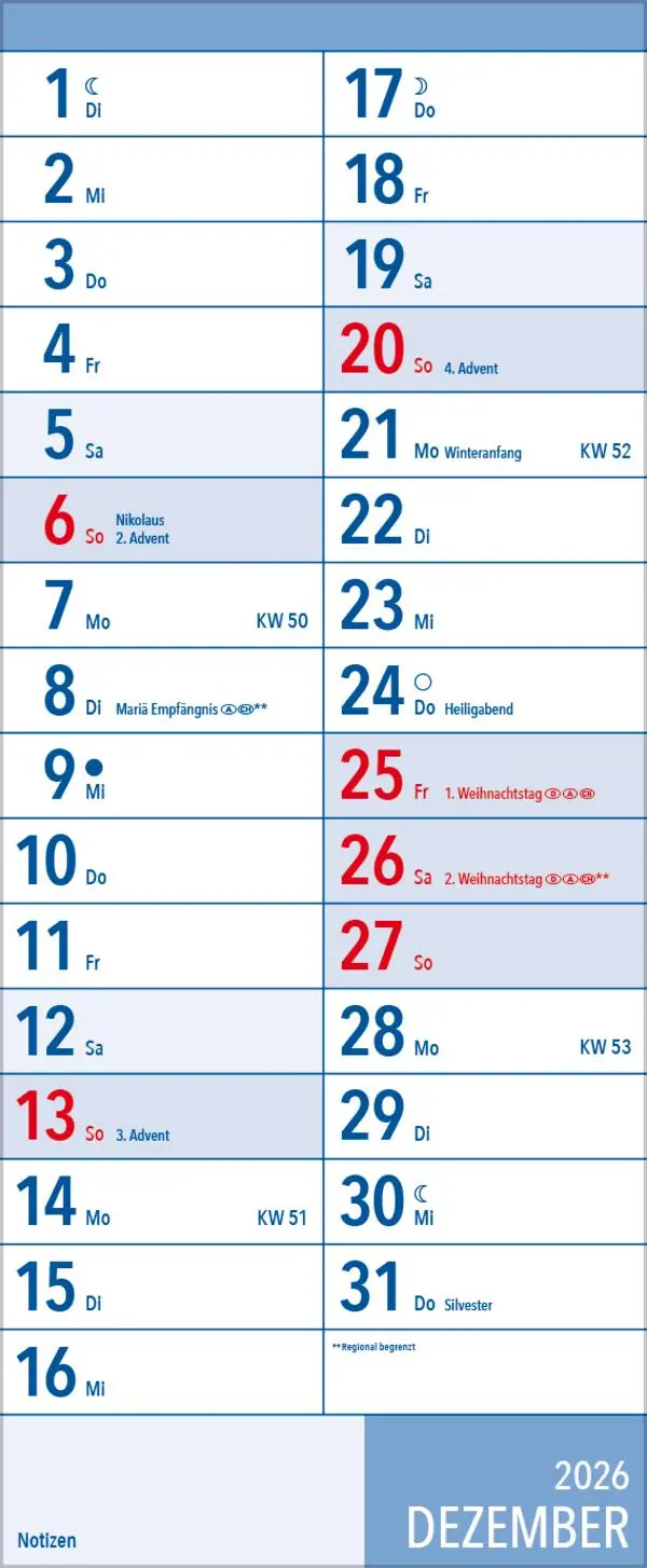 Bild: 9783731887072 | XL Planer Großdruck 2026 | Verlag Korsch | Kalender | 12 S. | Deutsch