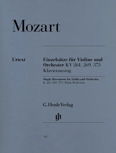 Cover: 9790201807072 | Single Movements For Violin And Orchestra | Seiffert (u. a.) | Buch