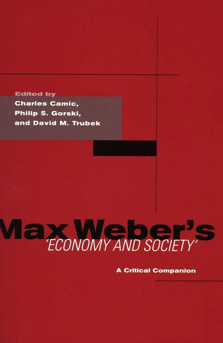 Cover: 9780804747172 | Max Weber's Economy and Society | A Critical Companion | Camic (u. a.)