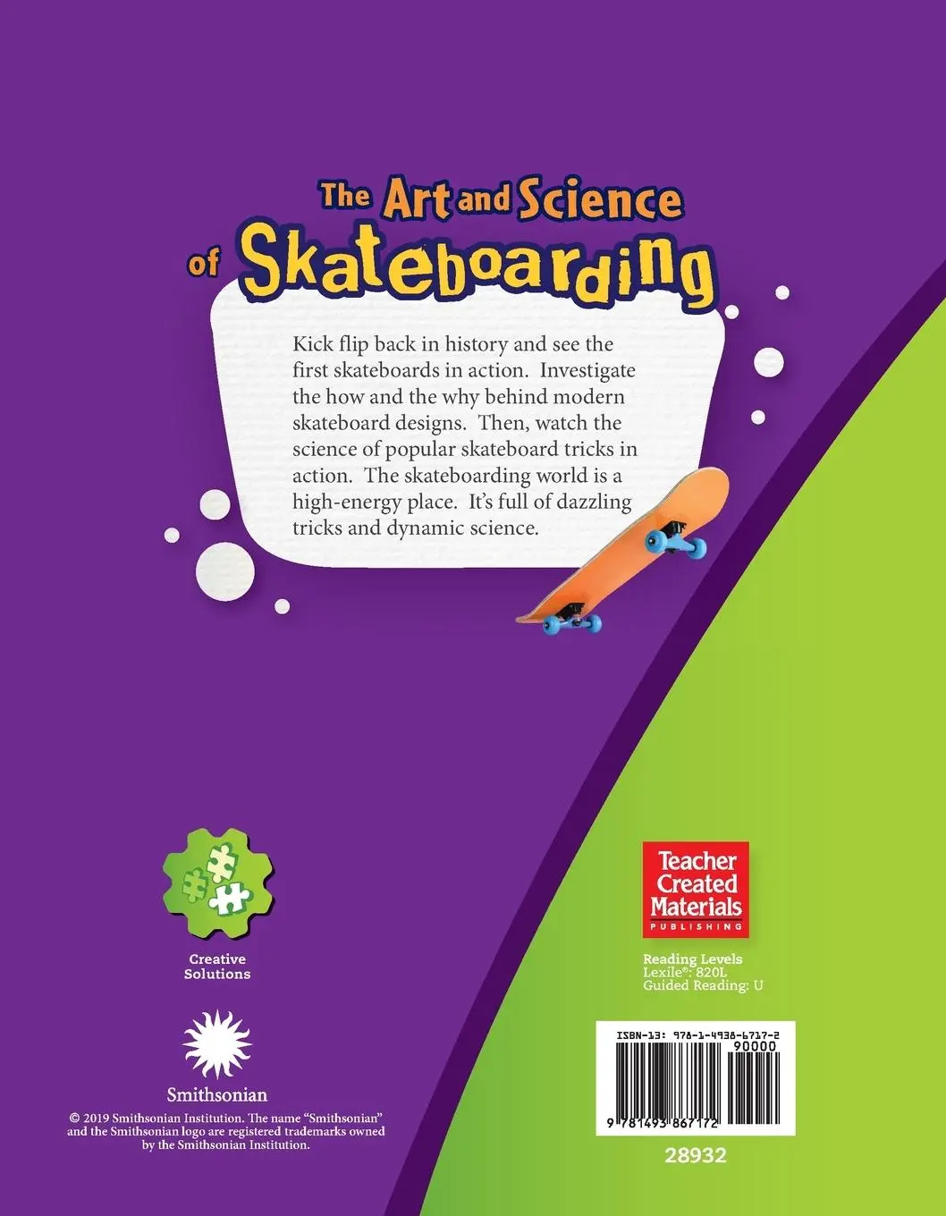 Rückseite: 9781493867172 | The Art and Science of Skateboarding | Monika Davies | Taschenbuch