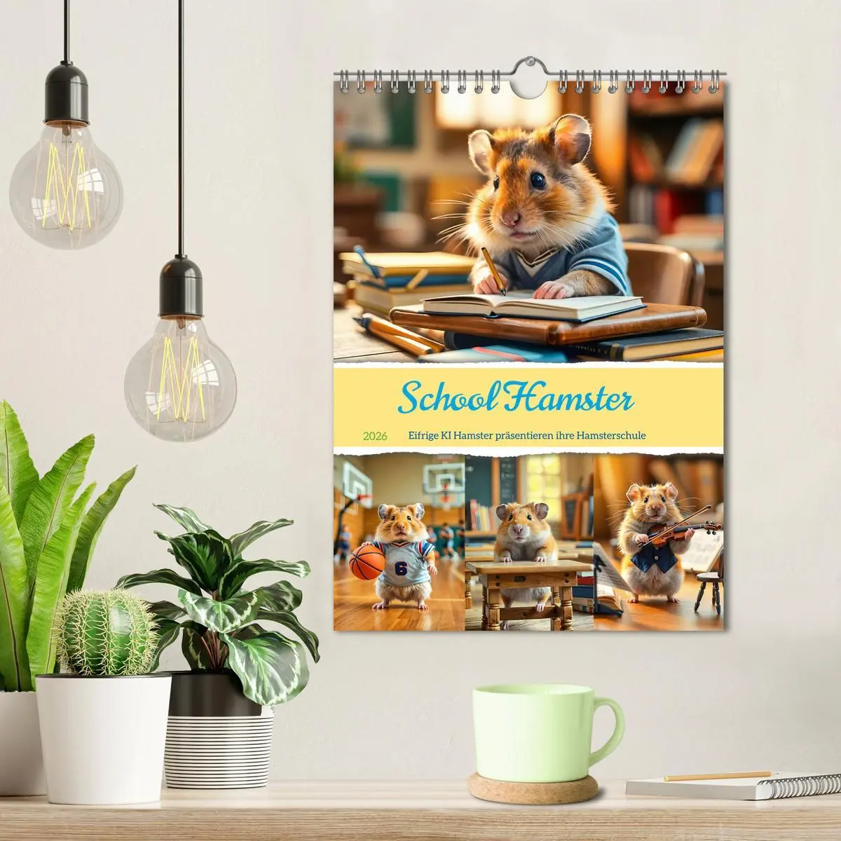 Bild: 9783457267172 | School Hamster - Eifrige KI Hamster präsentieren ihre Hamsterschule...