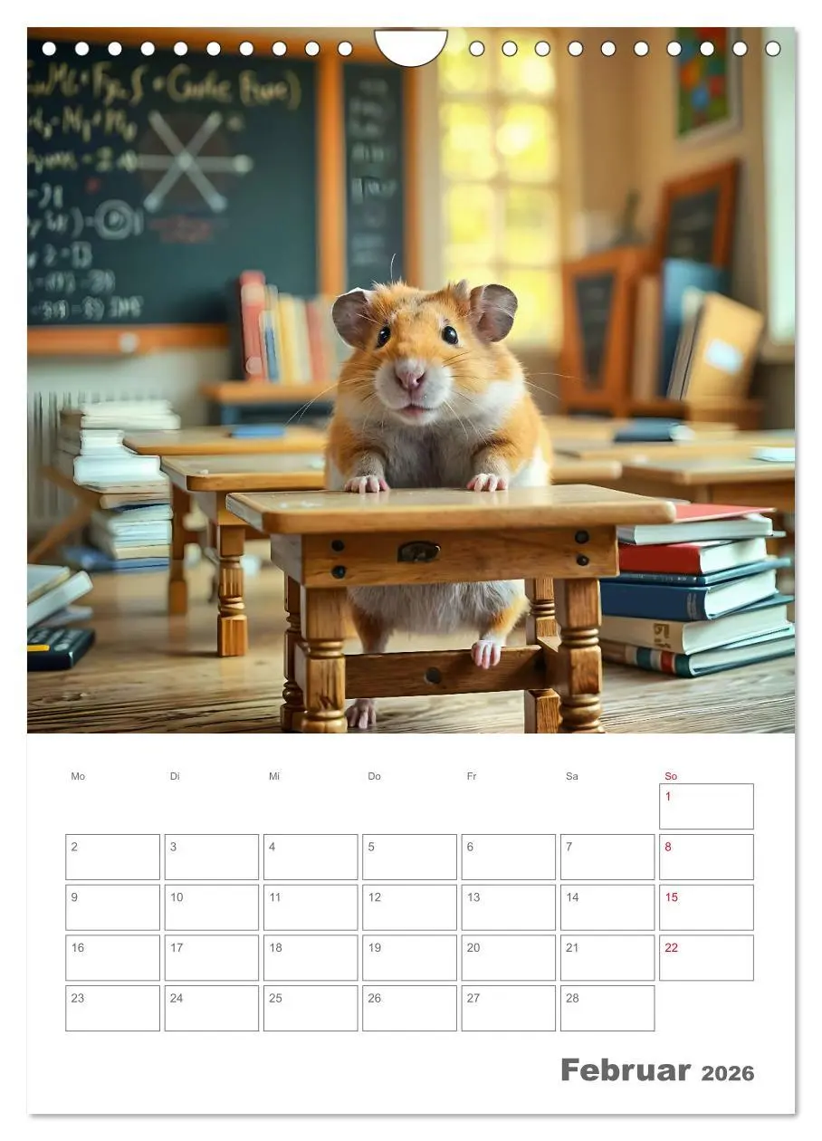 Bild: 9783457267172 | School Hamster - Eifrige KI Hamster präsentieren ihre Hamsterschule...