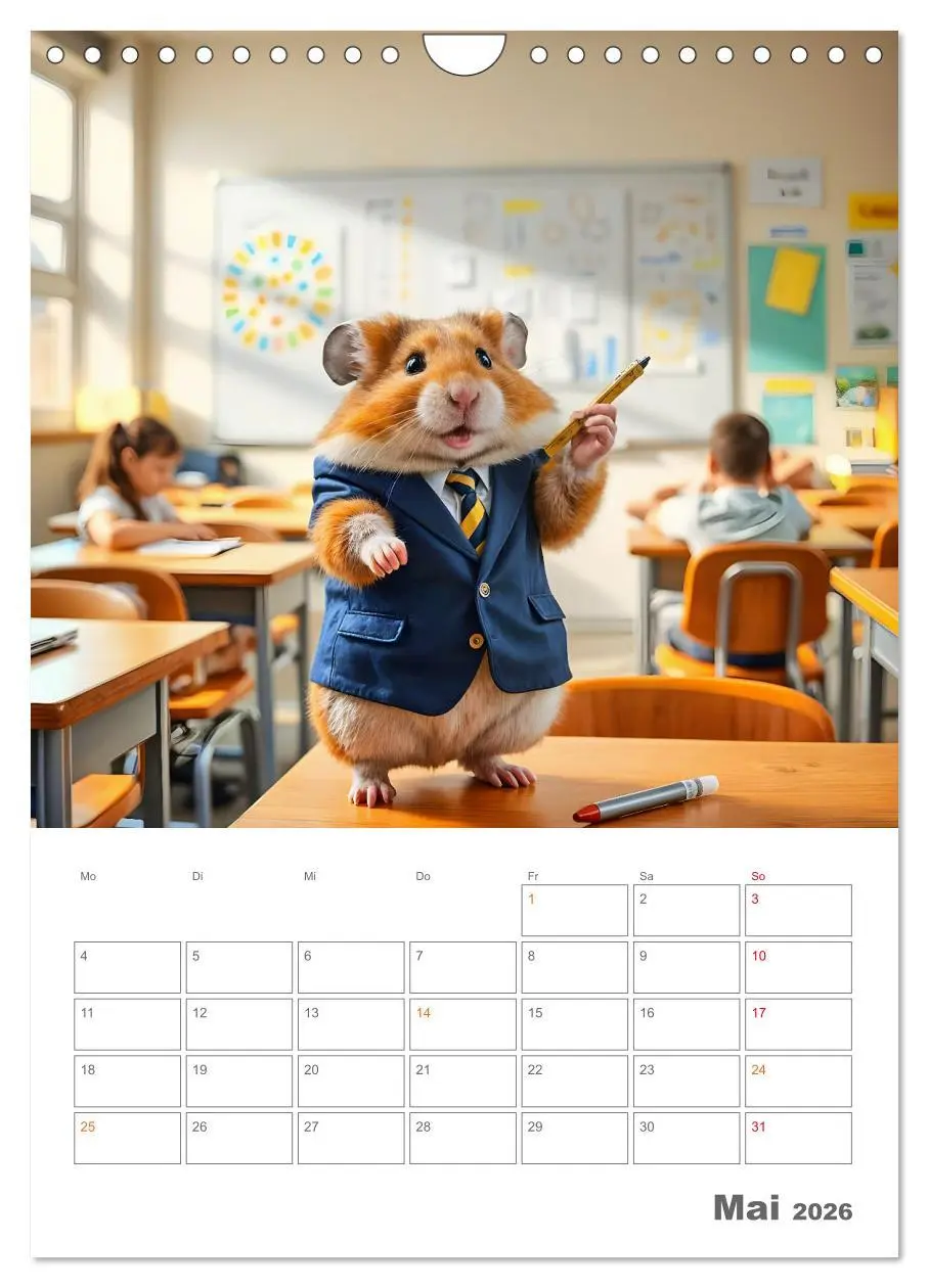 Bild: 9783457267172 | School Hamster - Eifrige KI Hamster präsentieren ihre Hamsterschule...