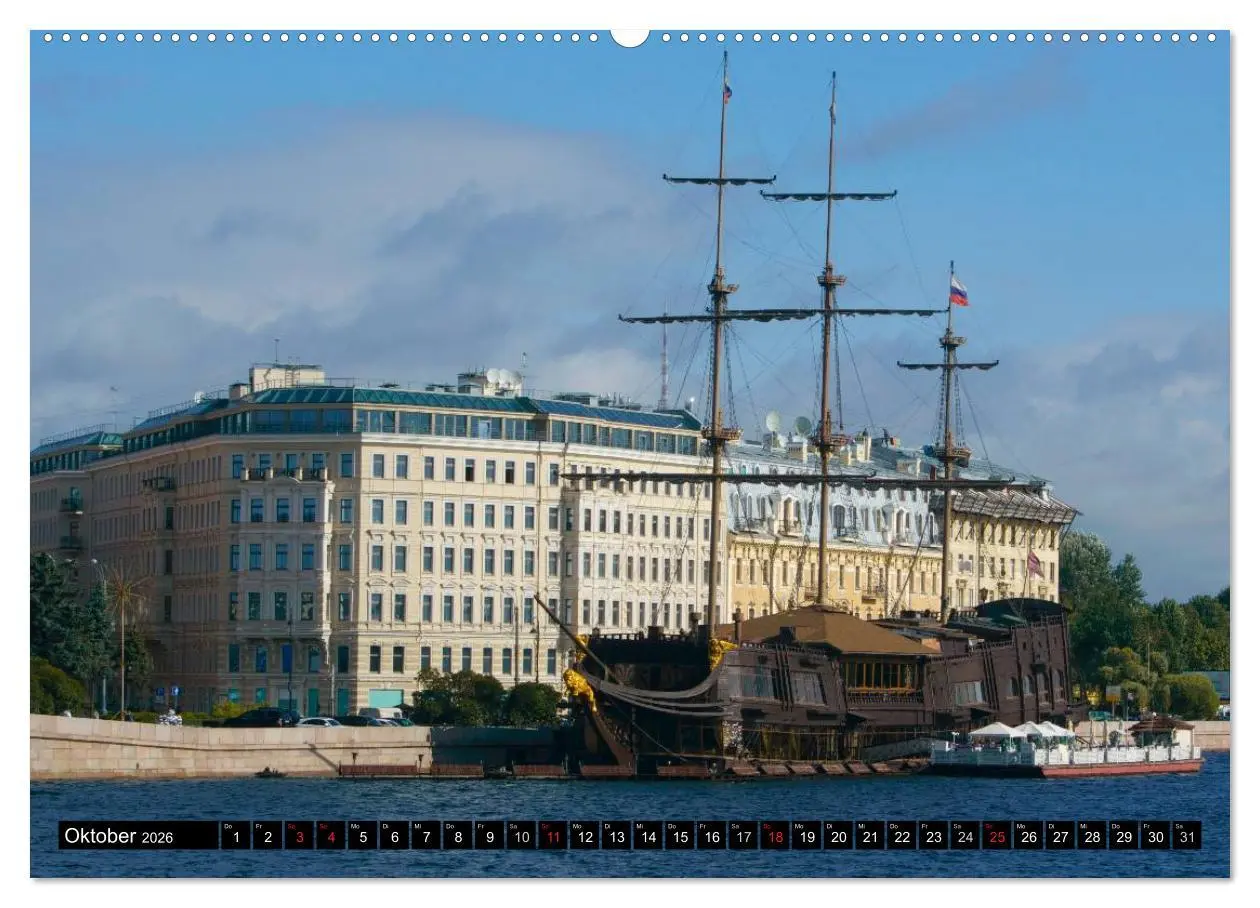 Bild: 9783516117172 | Flussfahrt Moskau - St. Petersburg (Wandkalender 2026 DIN A2 quer),...