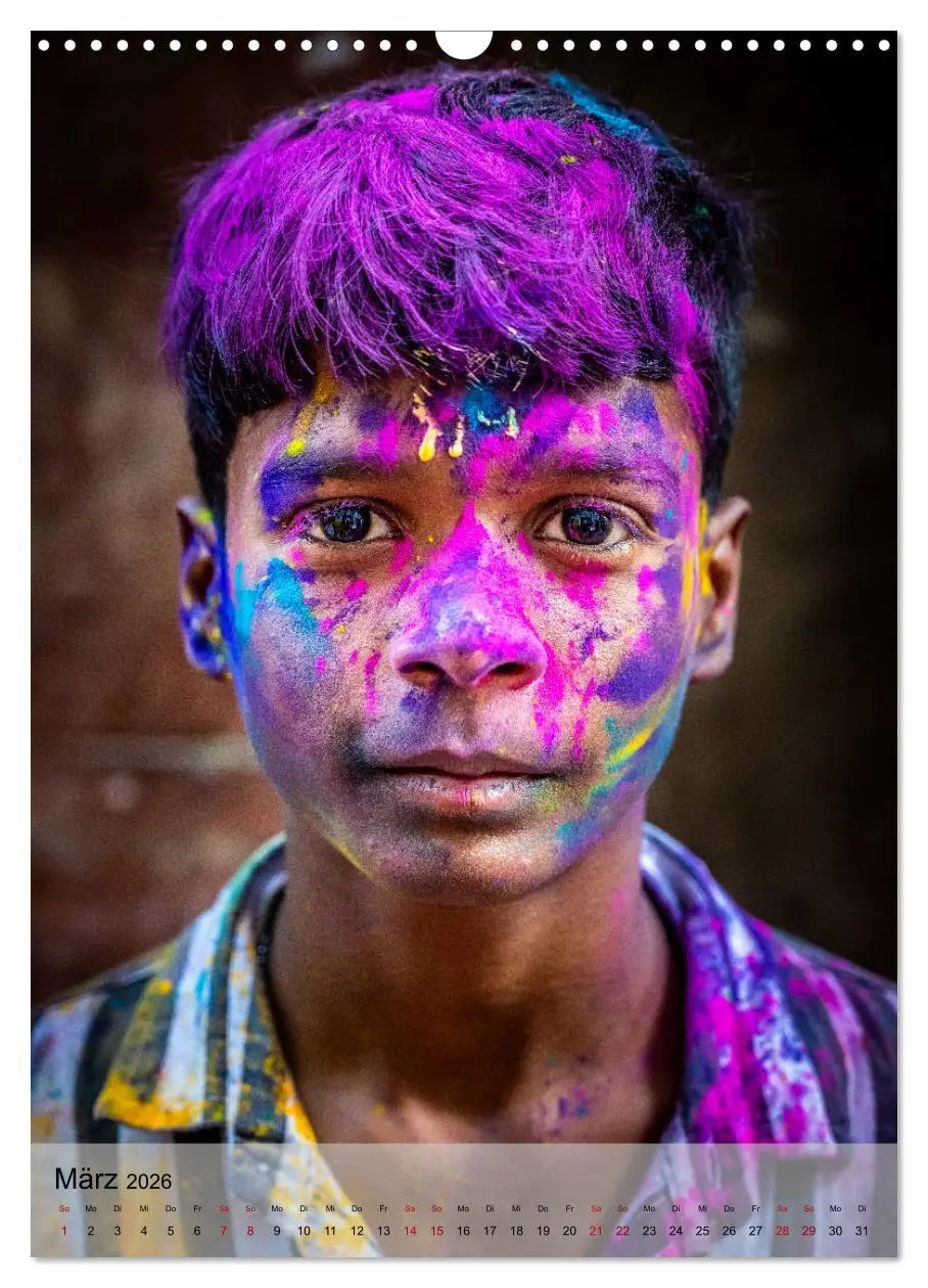 Bild: 9783516357172 | Menschen in Indien (Wandkalender 2026 DIN A3 hoch), CALVENDO...