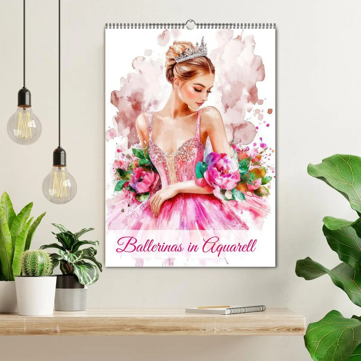 Bild: 9783516597172 | Ballerinas in Aquarell (Wandkalender 2026 DIN A2 hoch), CALVENDO...
