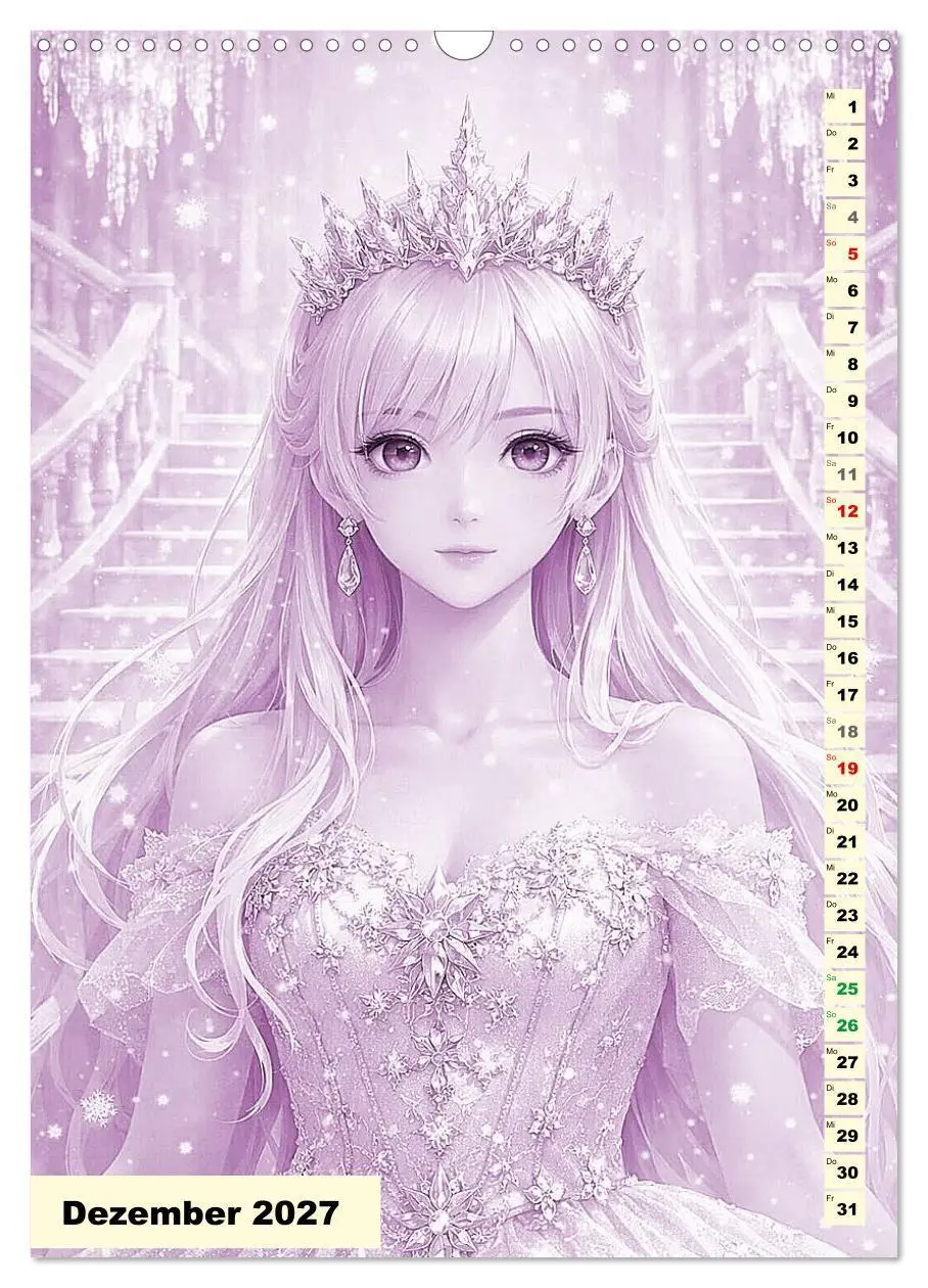Bild: 9783516807172 | Prinzessinnen auf der Treppe (Wandkalender 2027 DIN A3 hoch),...