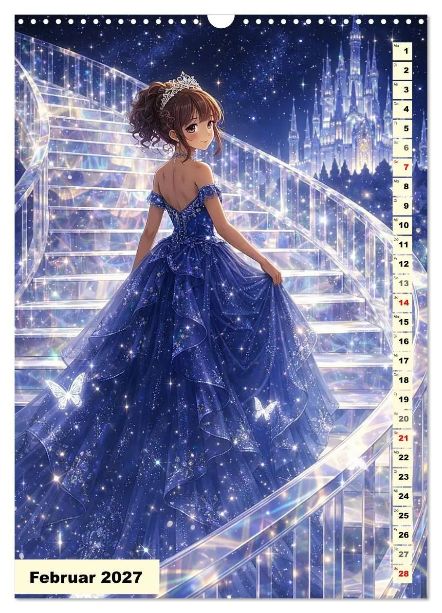 Bild: 9783516807172 | Prinzessinnen auf der Treppe (Wandkalender 2027 DIN A3 hoch),...