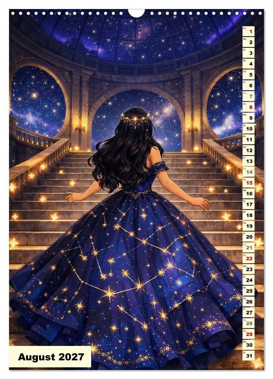 Bild: 9783516807172 | Prinzessinnen auf der Treppe (Wandkalender 2027 DIN A3 hoch),...