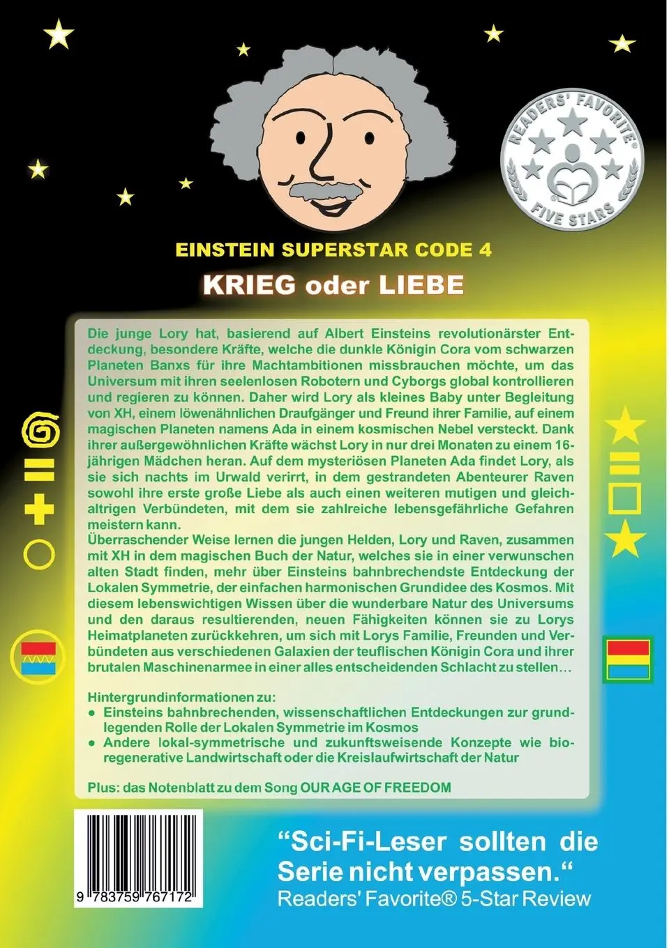 Rückseite: 9783759767172 | Einstein Superstar Code 4 | Krieg oder Liebe | George Hohbach | Buch
