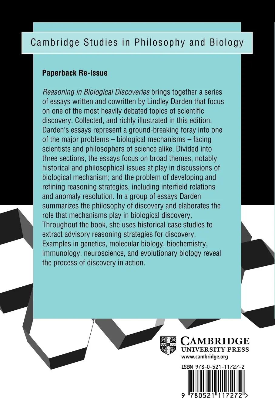 Rückseite: 9780521117272 | Reasoning in Biological Discoveries | Lindley Darden | Taschenbuch