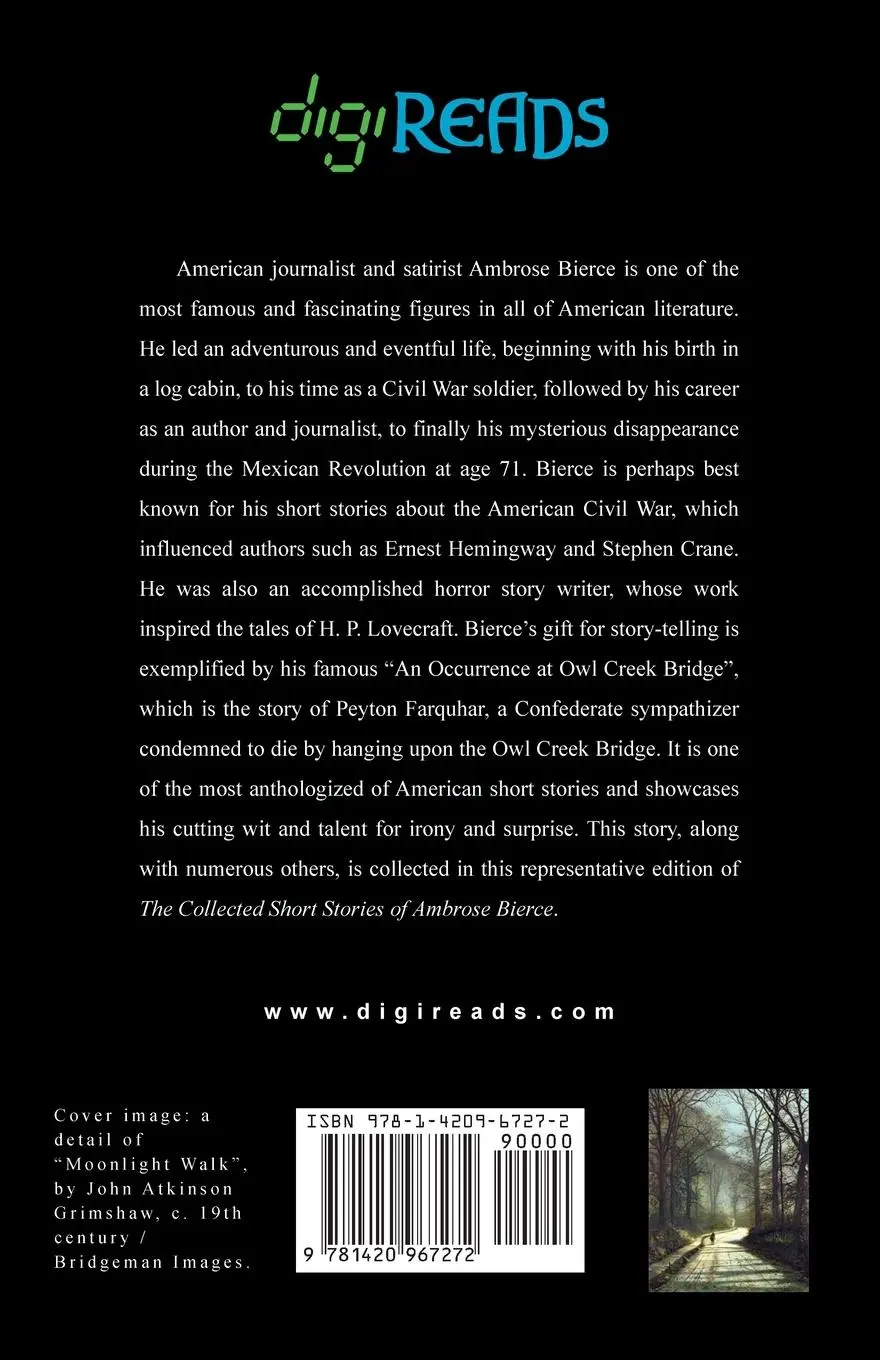 Rückseite: 9781420967272 | The Collected Short Stories of Ambrose Bierce | Ambrose Bierce | Buch