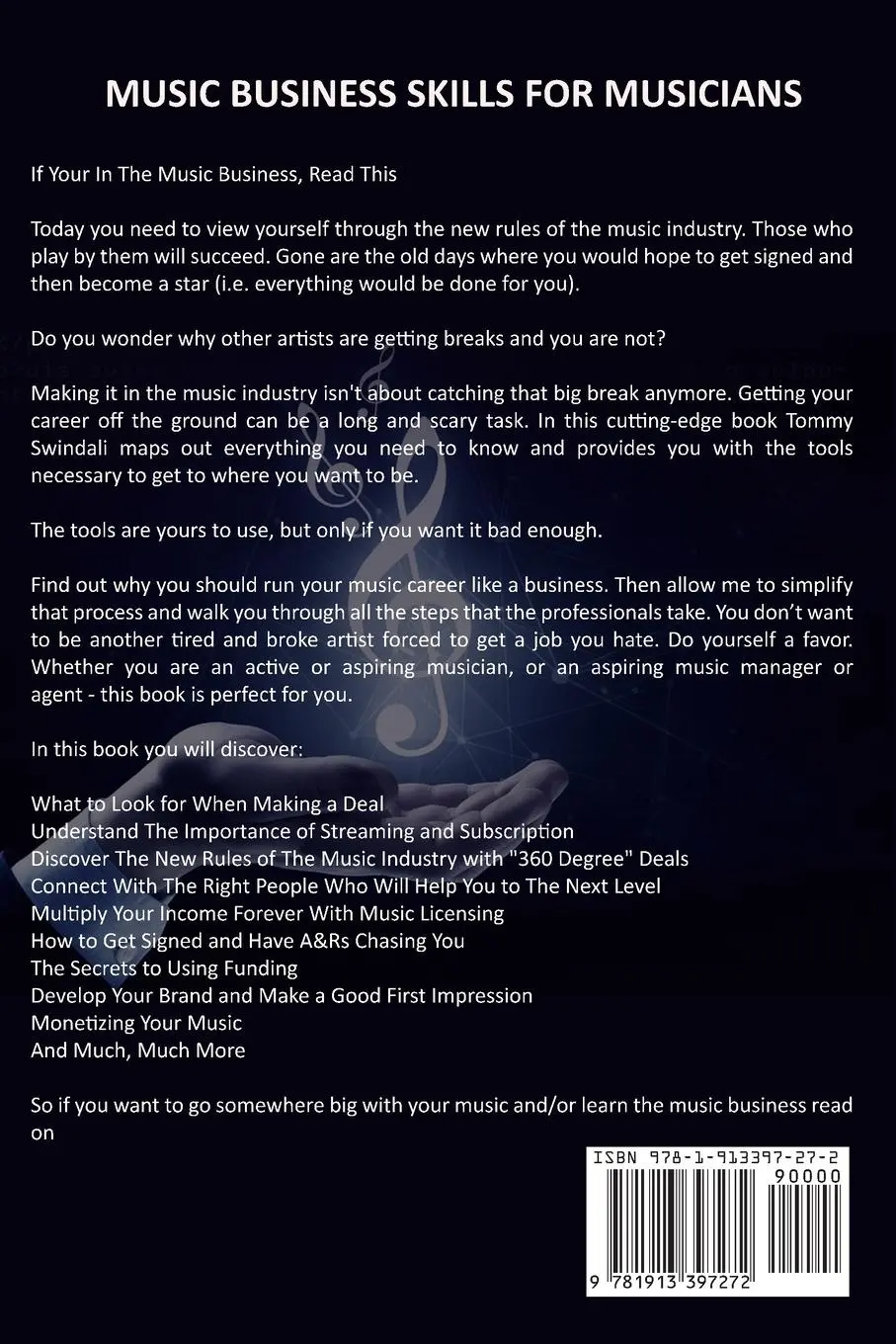 Rückseite: 9781913397272 | Music Business Skills For Musicians | Tommy Swindali | Taschenbuch