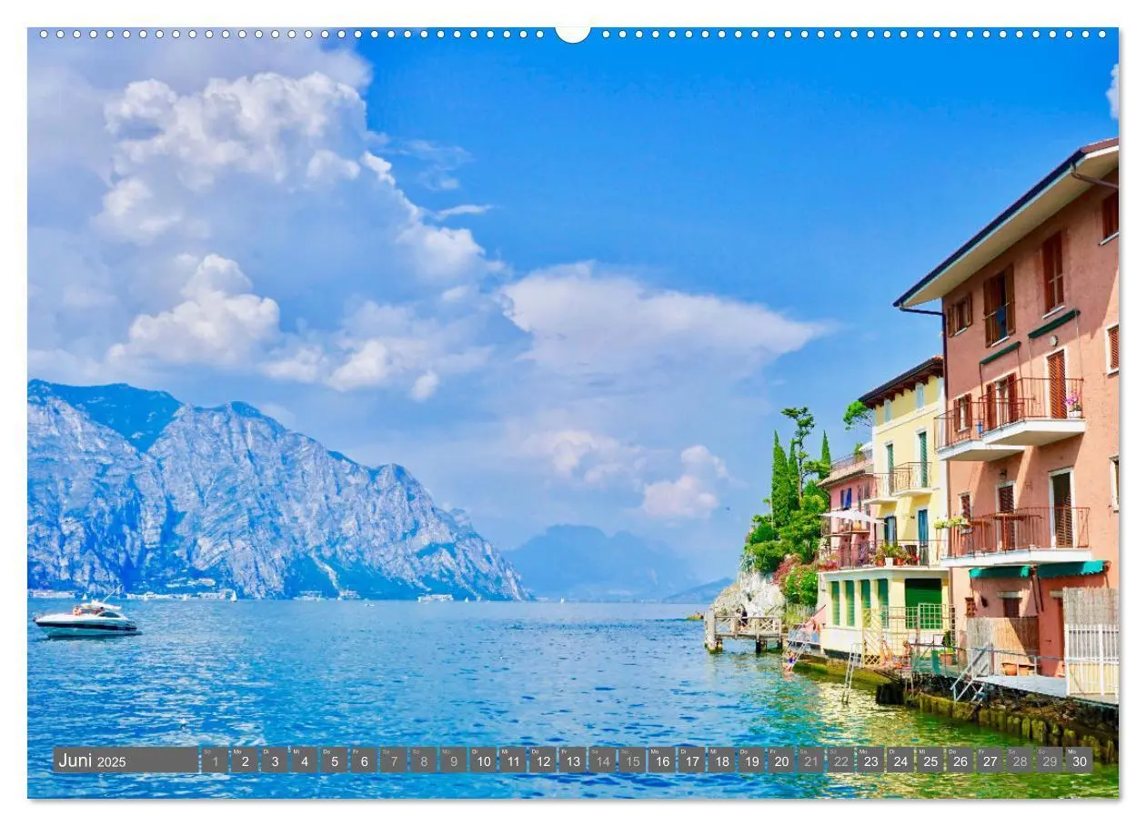 Bild: 9783435097272 | Gardasee, Italien (Wandkalender 2025 DIN A2 quer), CALVENDO...