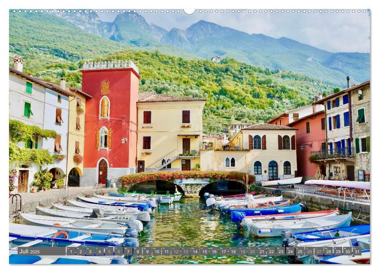 Bild: 9783435097272 | Gardasee, Italien (Wandkalender 2025 DIN A2 quer), CALVENDO...
