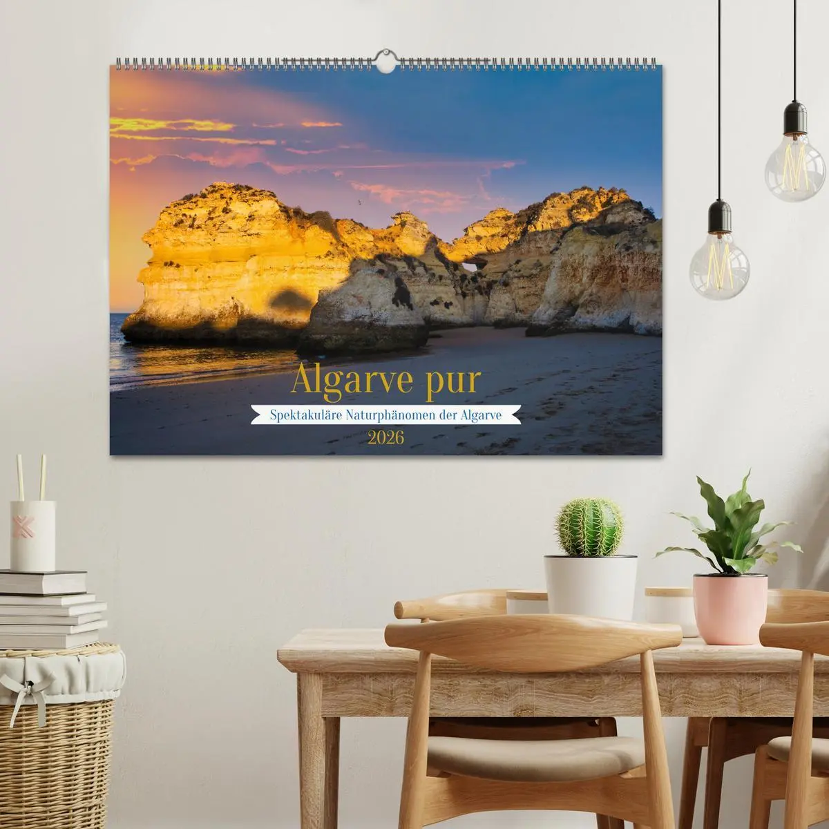 Bild: 9783457497272 | Algarve pur (Wandkalender 2026 DIN A2 quer), CALVENDO Monatskalender