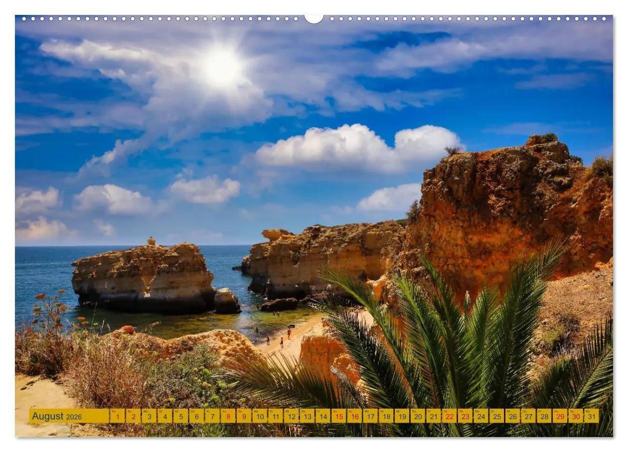 Bild: 9783457497272 | Algarve pur (Wandkalender 2026 DIN A2 quer), CALVENDO Monatskalender