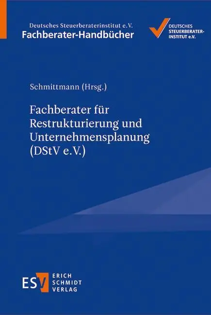 Cover: 9783503237272 | Fachberater für Restrukturierung und Unternehmensplanung (DStV e.V.)