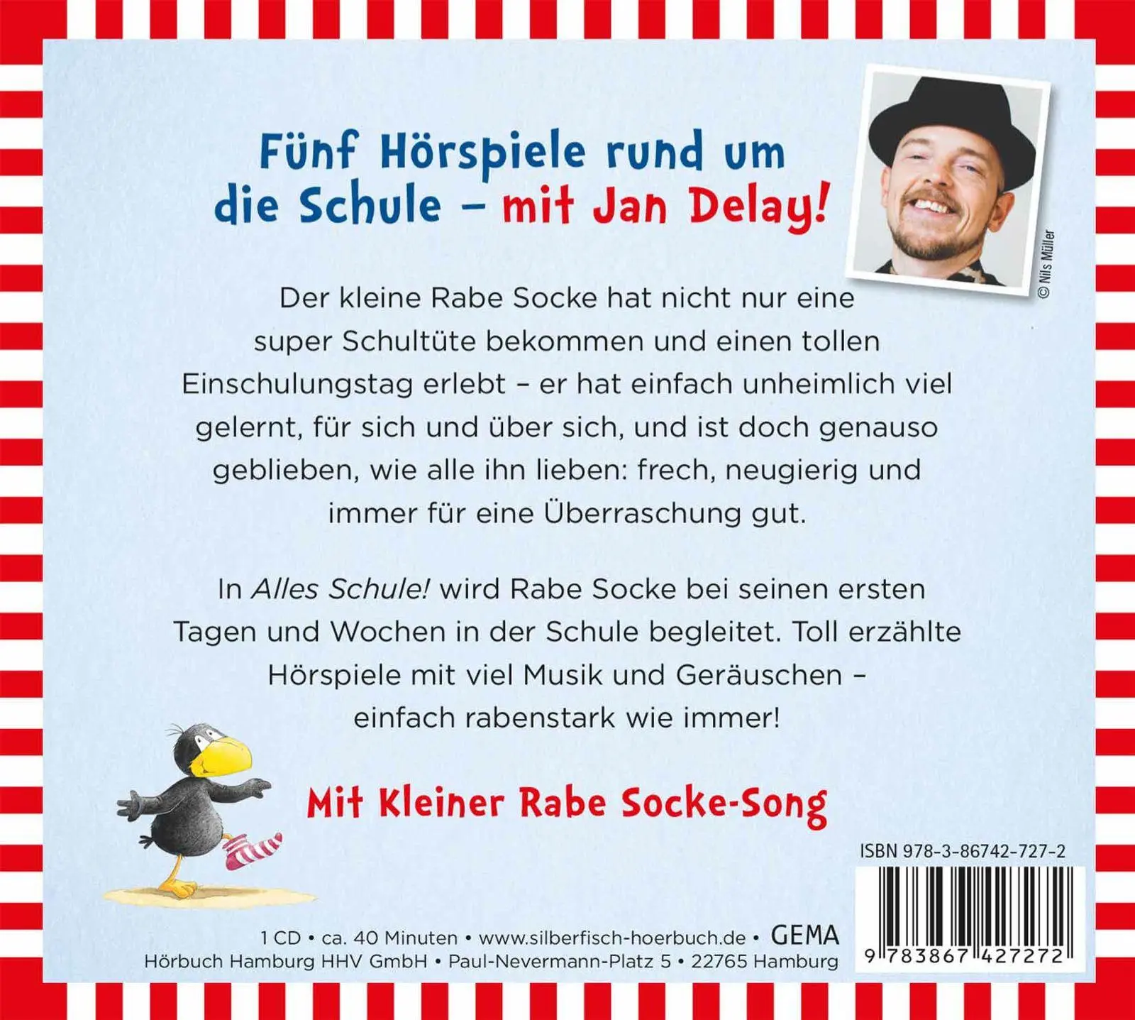 Rückseite: 9783867427272 | Alles Schule! Schulgeschichten vom kleinen Raben Socke | Moost (u. a.)