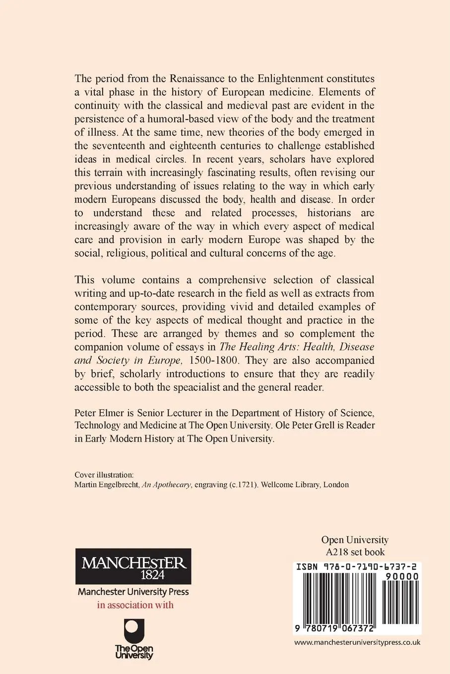 Rückseite: 9780719067372 | Health, disease and society in Europe, 1500-1800 | A source book