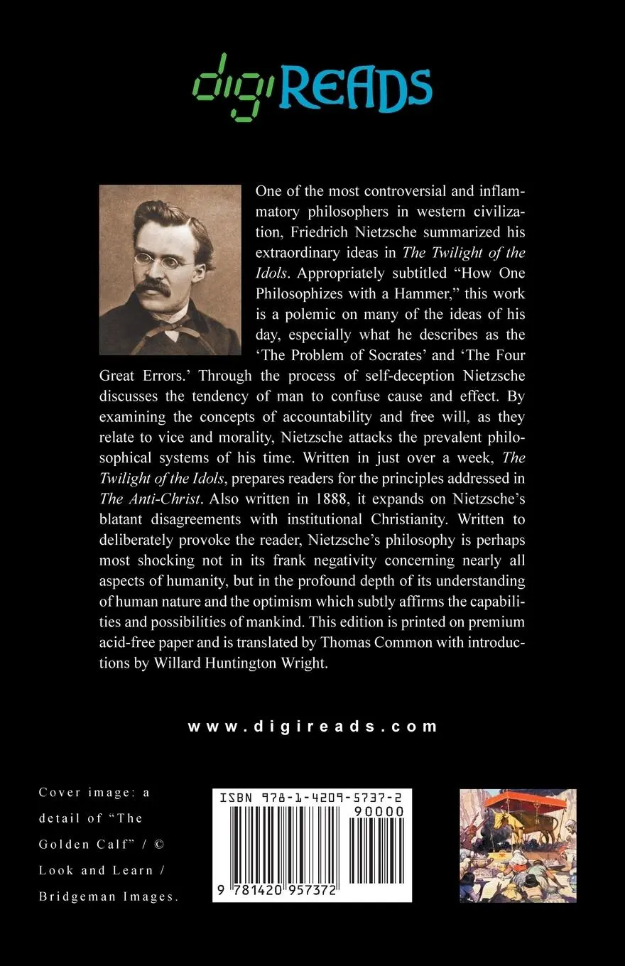 Rückseite: 9781420957372 | Twilight of the Idols and The Anti-Christ (Translated by Thomas...