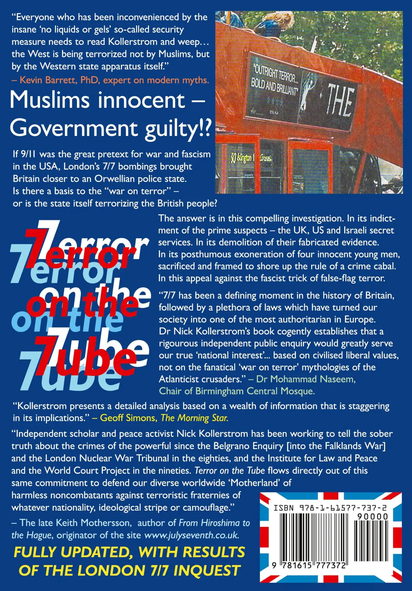 Rückseite: 9781615777372 | Terror on the Tube | Nick Kollerstrom | Taschenbuch | Englisch | 2011