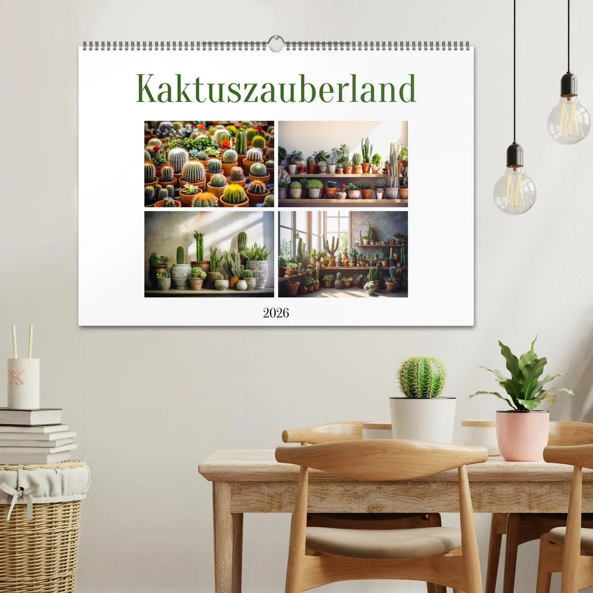 Bild: 9783457487372 | Kaktuszauberland (Wandkalender 2026 DIN A2 quer), CALVENDO...