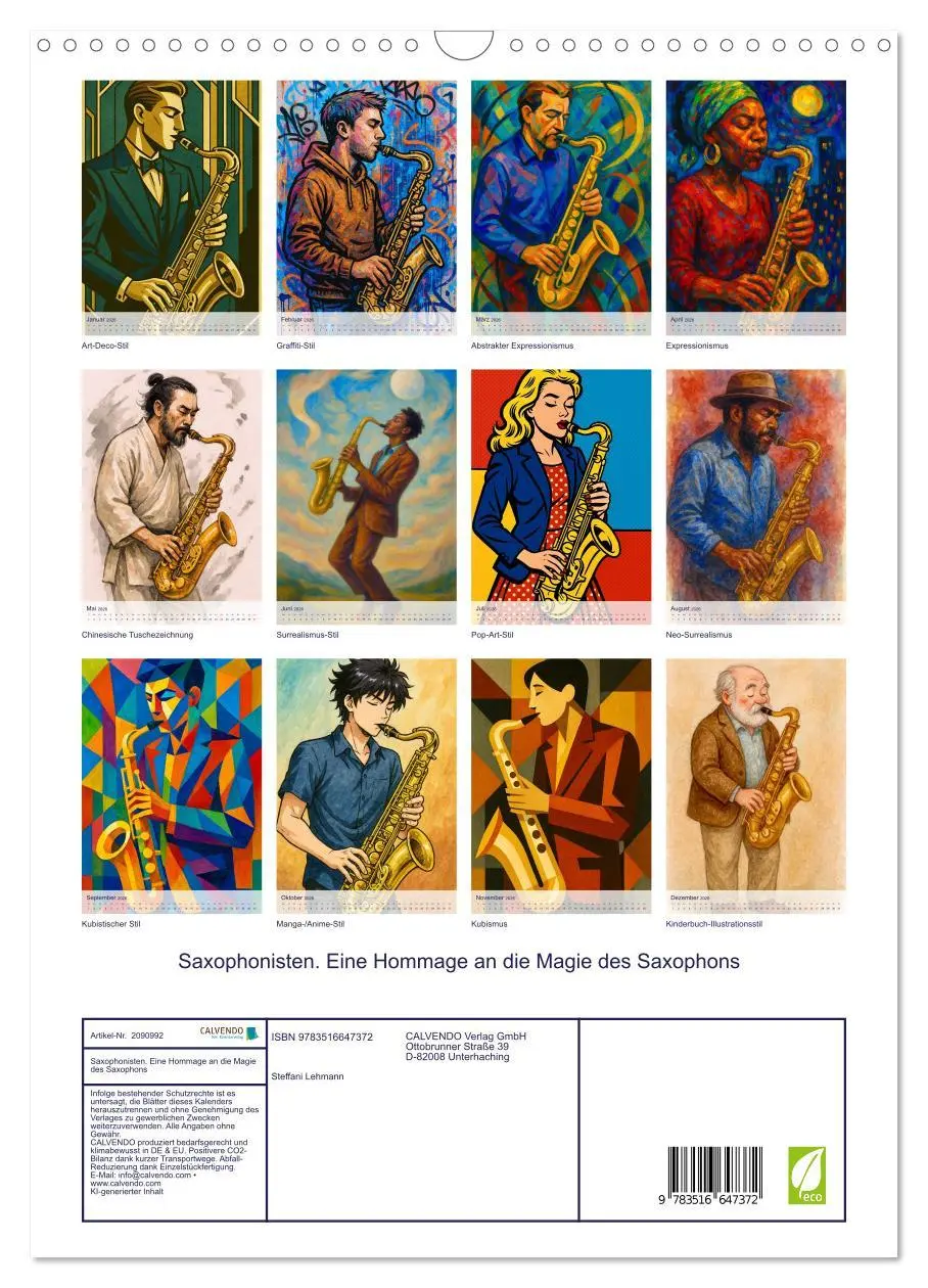 Bild: 9783516647372 | Saxophonisten. Eine Hommage an die Magie des Saxophons...