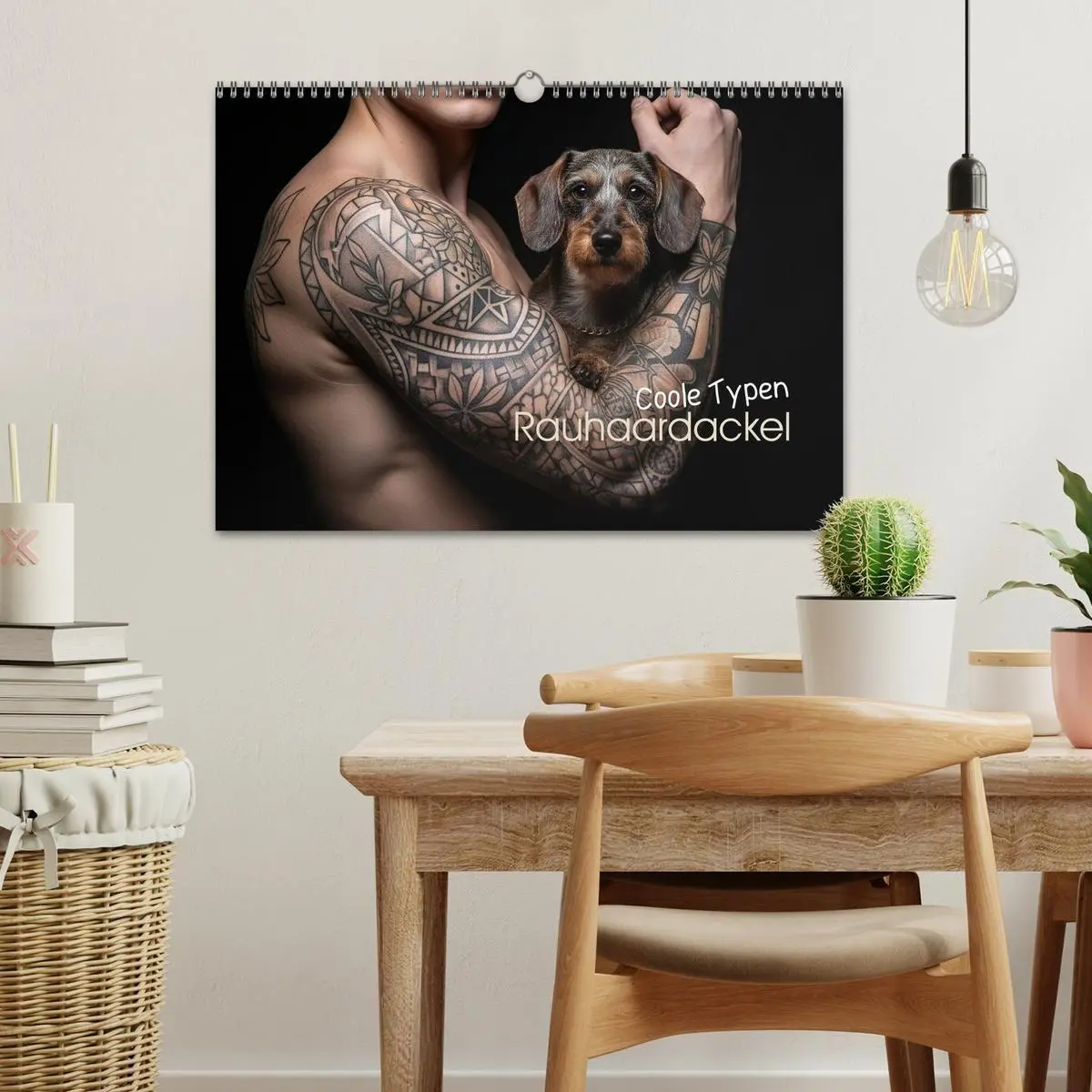 Bild: 9783516717372 | Coole Typen - Rauhaardackel (Wandkalender 2026 DIN A3 quer),...