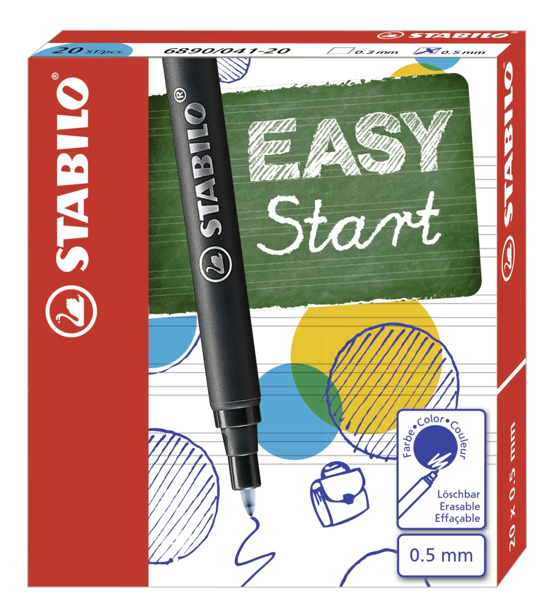 Cover: 4006381197472 | STABILO Tintenpatronen EASYoriginal Refill, 20er Set blau | 2019