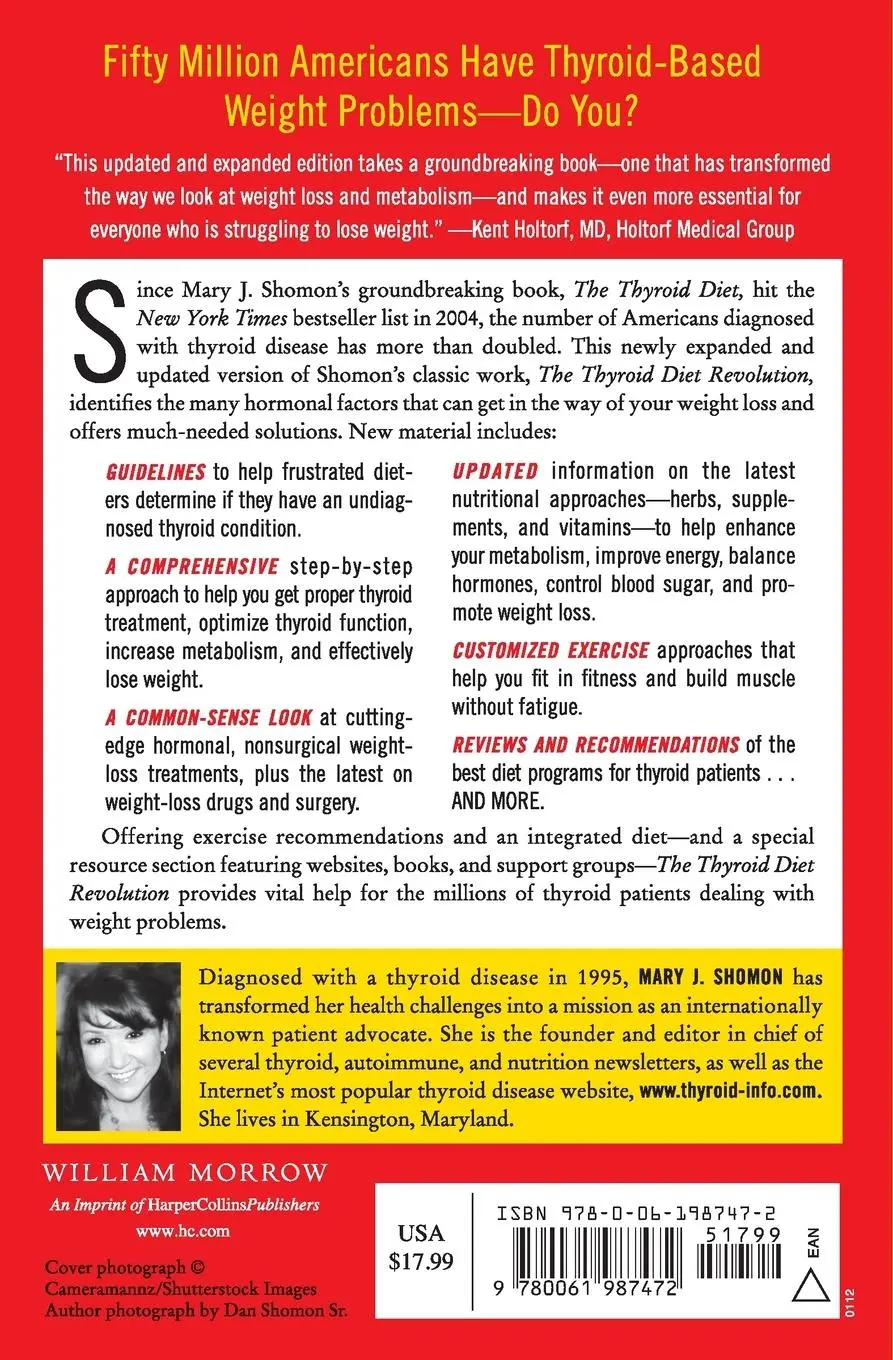 Rückseite: 9780061987472 | Thyroid Diet Revolution, The | Mary J Shomon | Taschenbuch | Englisch