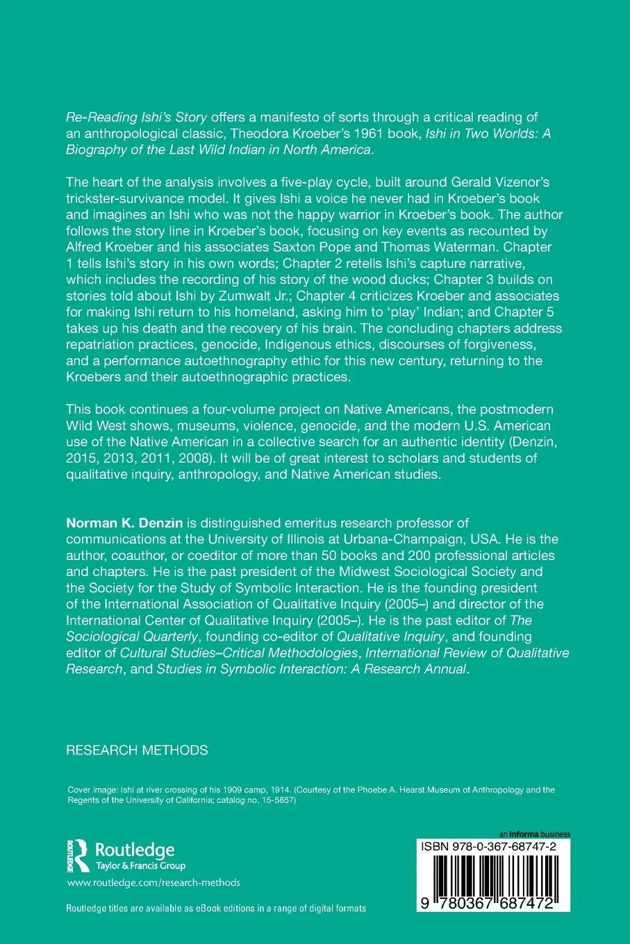 Rückseite: 9780367687472 | Re-Reading Ishi's Story | Interpreting Representation in Three Worlds