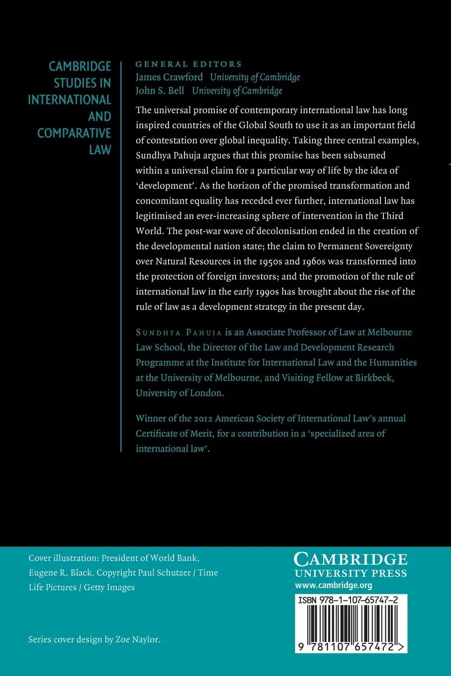 Rückseite: 9781107657472 | Decolonising International Law | Sundhya Pahuja | Taschenbuch | 2013