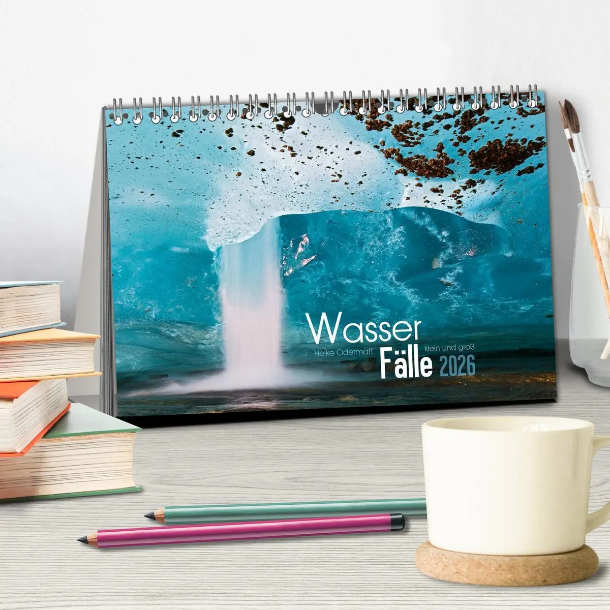 Bild: 9783457547472 | Wasserfälle klein und groß (Tischkalender 2026 DIN A5 quer),...