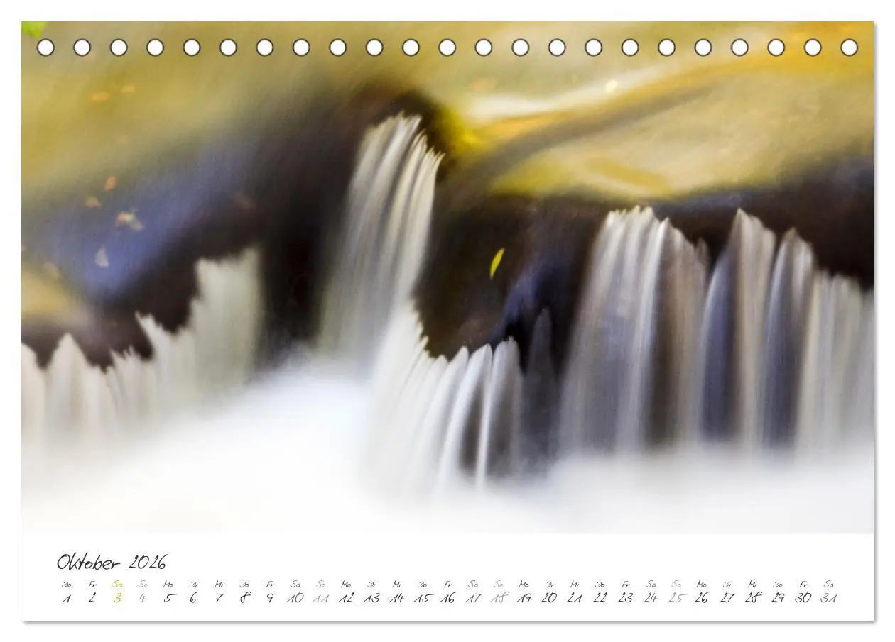 Bild: 9783457547472 | Wasserfälle klein und groß (Tischkalender 2026 DIN A5 quer),...
