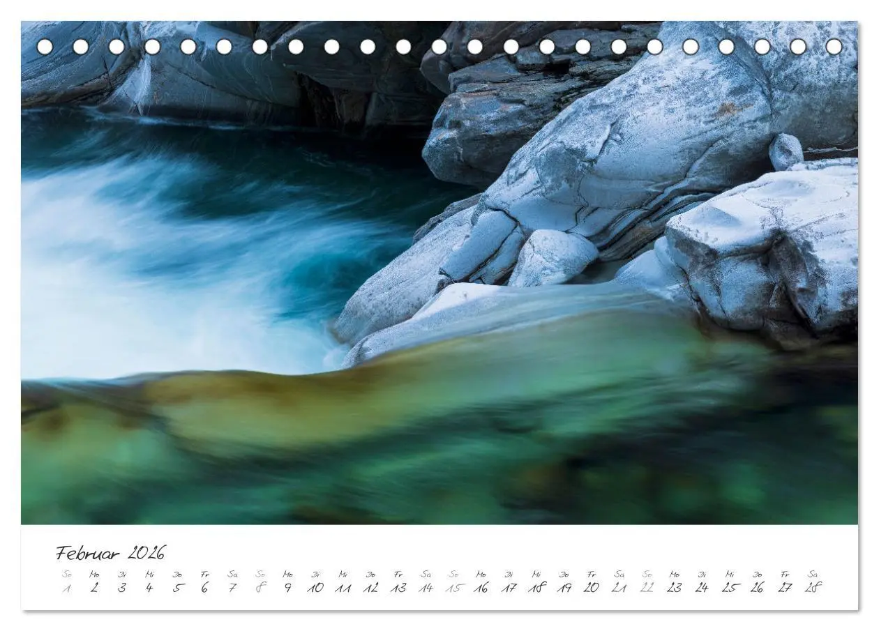 Bild: 9783457547472 | Wasserfälle klein und groß (Tischkalender 2026 DIN A5 quer),...